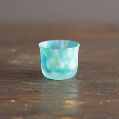 Frosted Glass GUINOMI Sake Cup #MZ6143