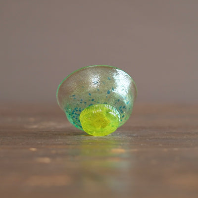 Green Petal GUINOMI Sake Cup #MZw9033