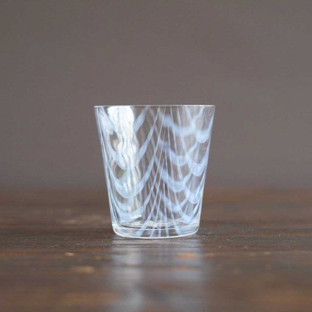 Scallop Pattern Glass Tumbler #TR68