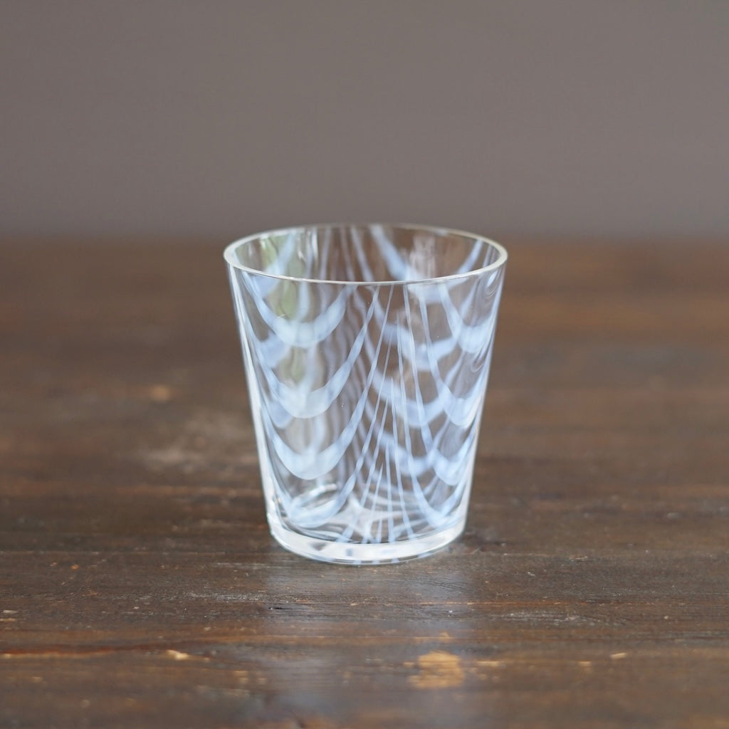 Scallop Pattern Glass Tumbler #TR68