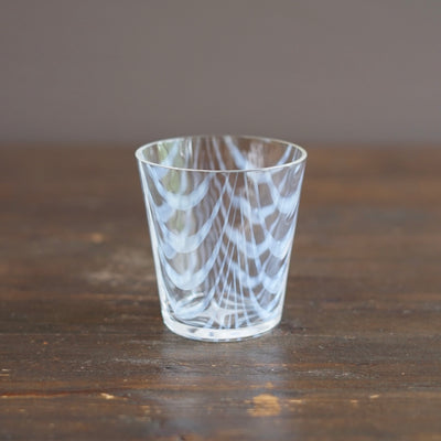 Scallop Pattern Glass Tumbler #TR68