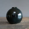 Small Black Globe Flower Vase #LK742A