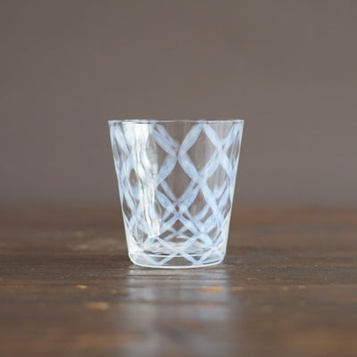 Diamond Pattern Glass Tumbler #TR66