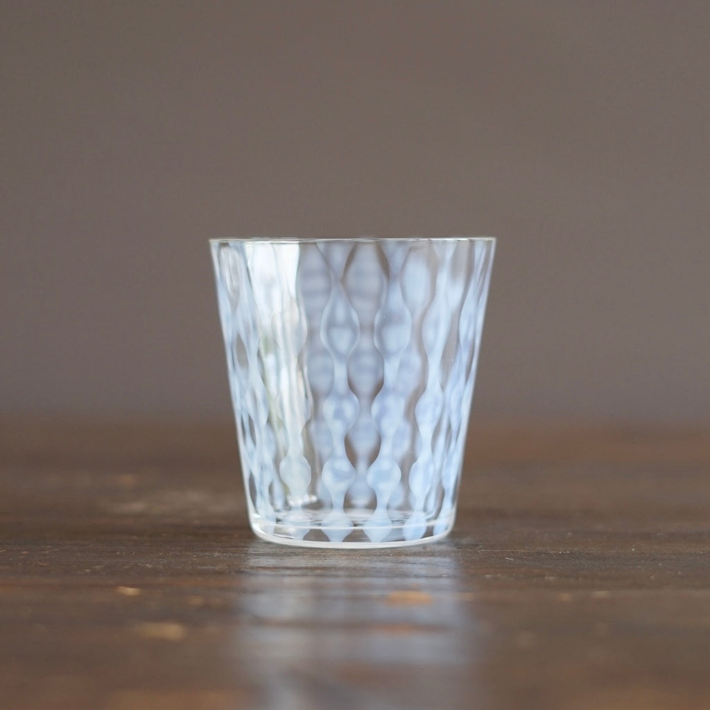 Rain Streaks Pattern Glass Tumbler #TR67