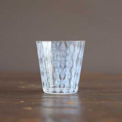Rain Streaks Pattern Glass Tumbler #TR67