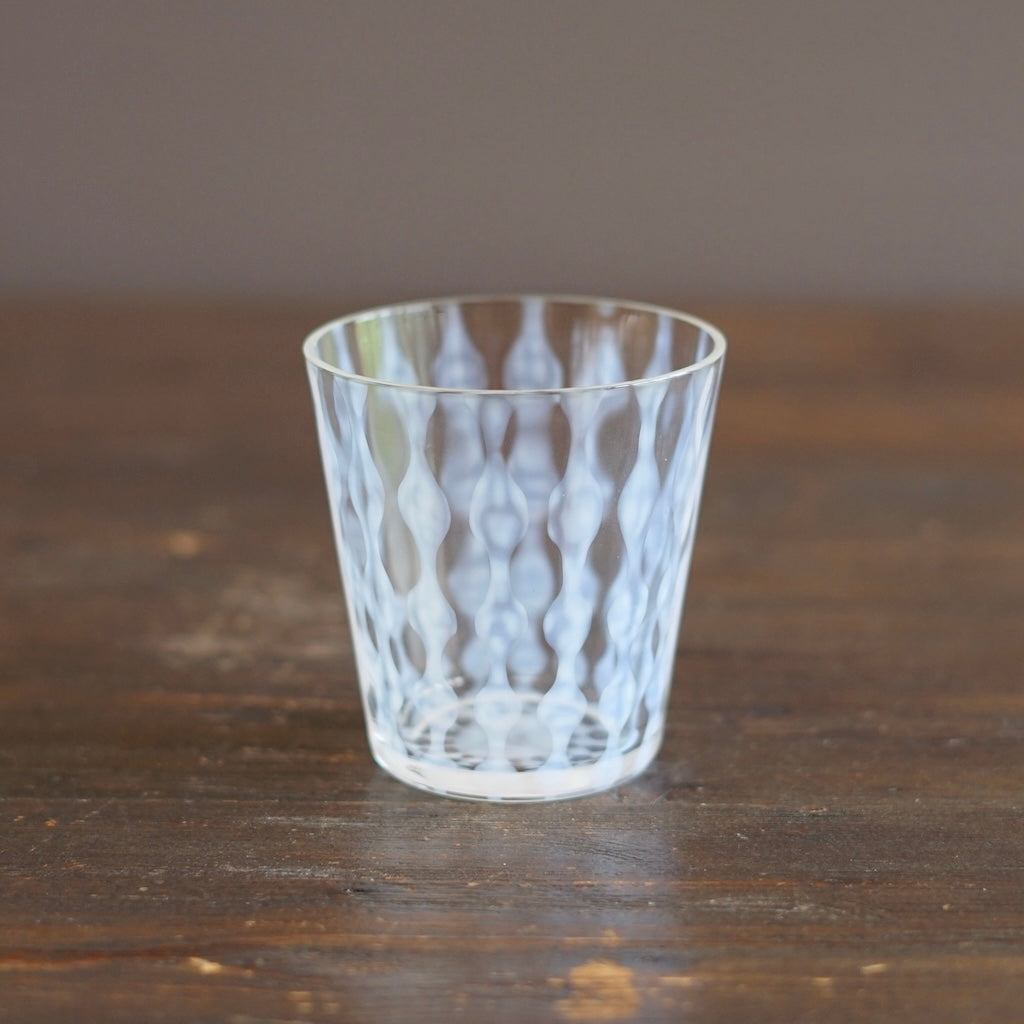 Rain Streaks Pattern Glass Tumbler #TR67