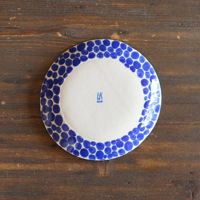 Blue Dots Small Plate #LK902E