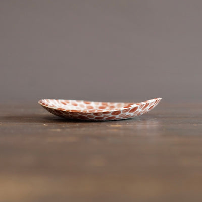 Red Dots Small Plate #LK903A
