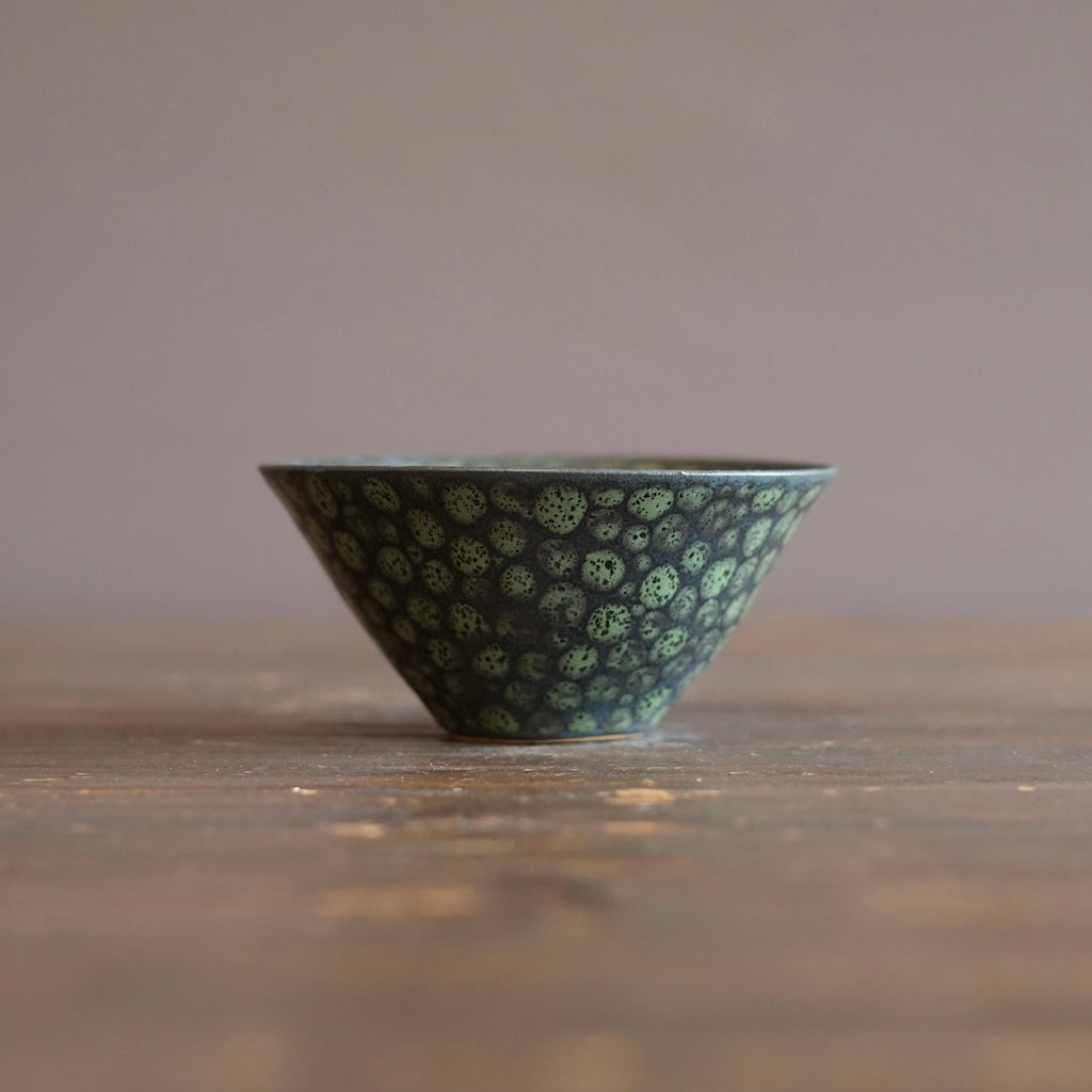 Green Dots Small Bowl #LK910B