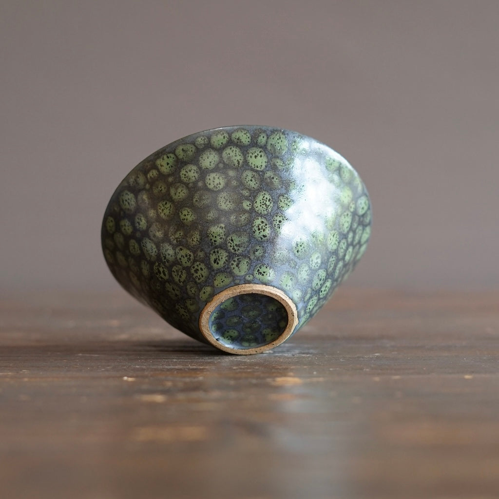 Green Dots Small Bowl #LK910B