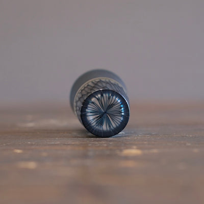 Multifaceted Teal Murrini GUINOMI Sake Cup #NS9
