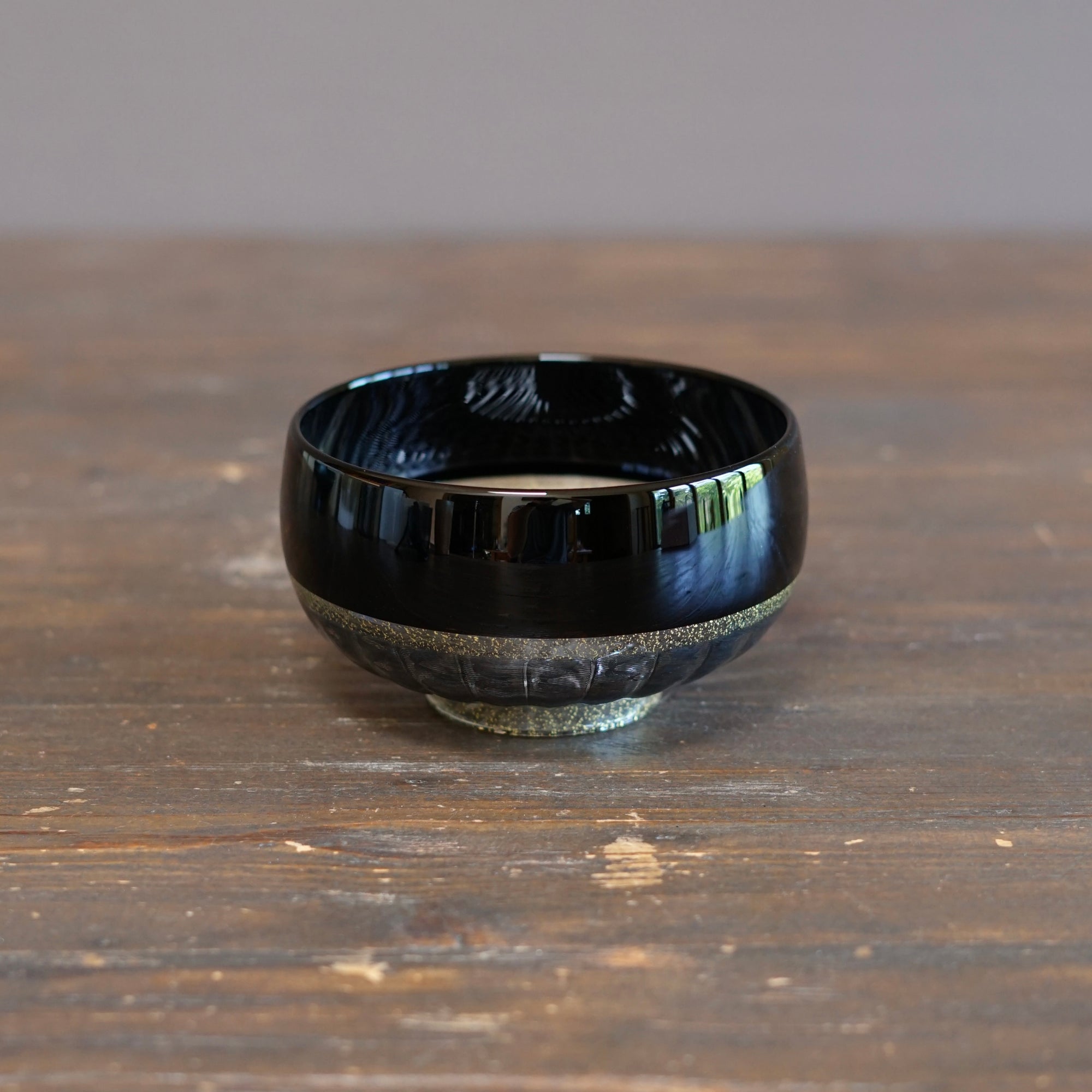 Black Lace Tea Ceremony Bowl #NS15