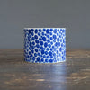 Blue Dots Cylinder Vase #LK739A