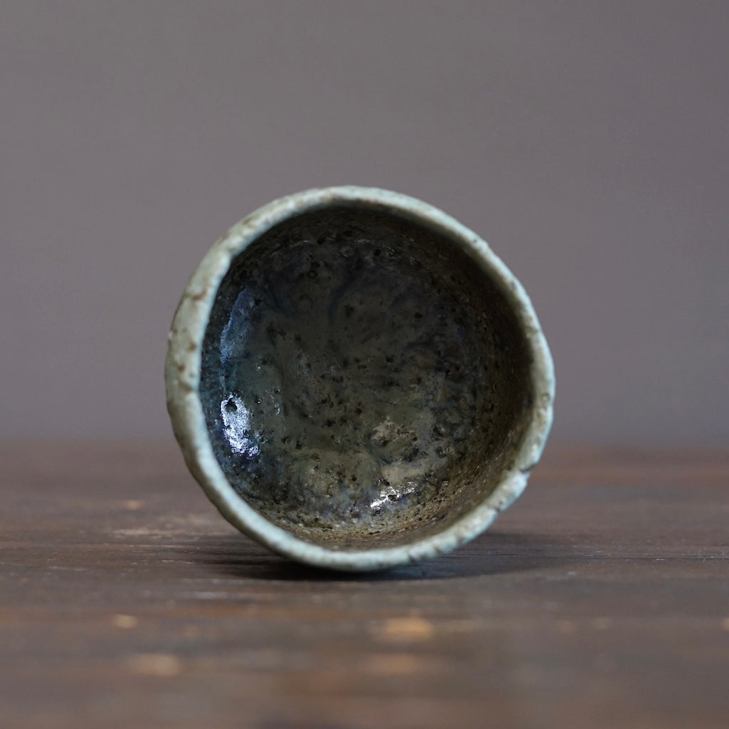 Natural Ash Glazed Tea Bowl #Mi1