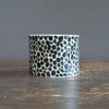Black Dots Cylinder Vase #LK739B