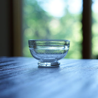 White Reticello GUINOMI Sake Cup #NS21
