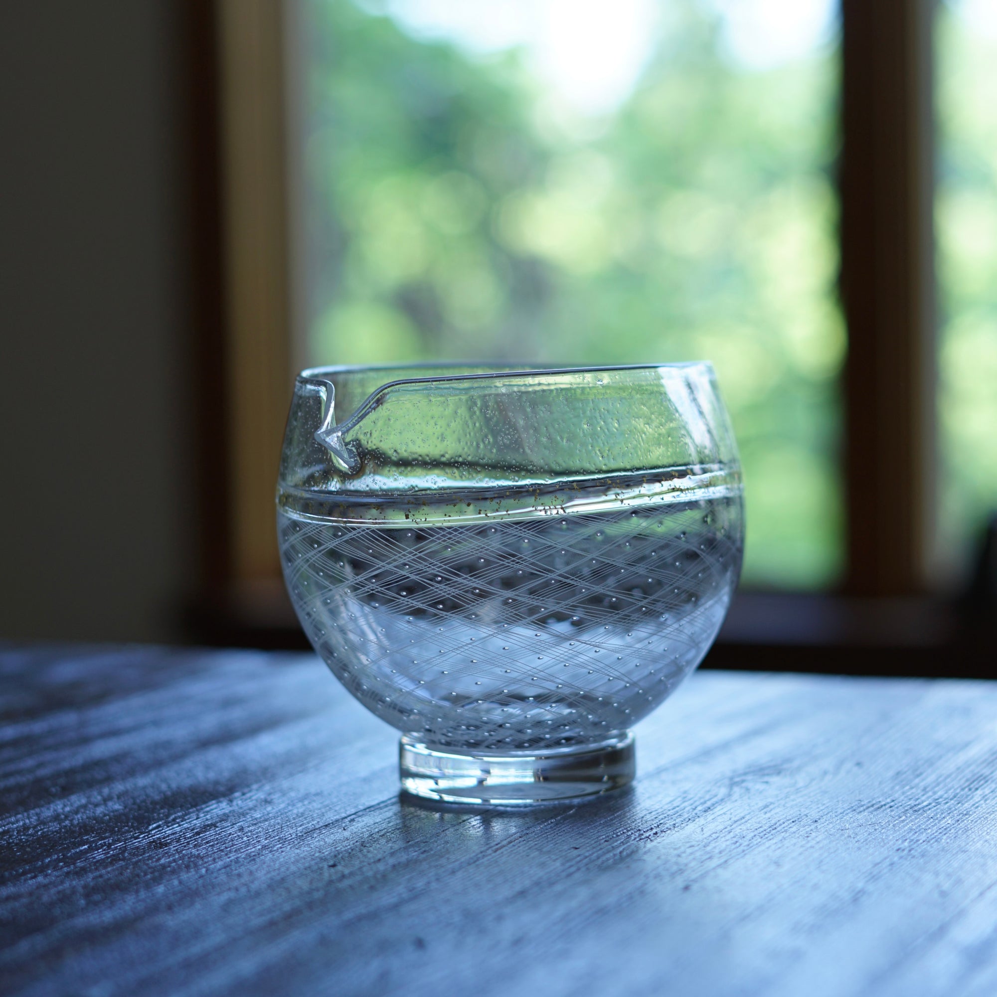White Reticello Spouted Bowl #NS25