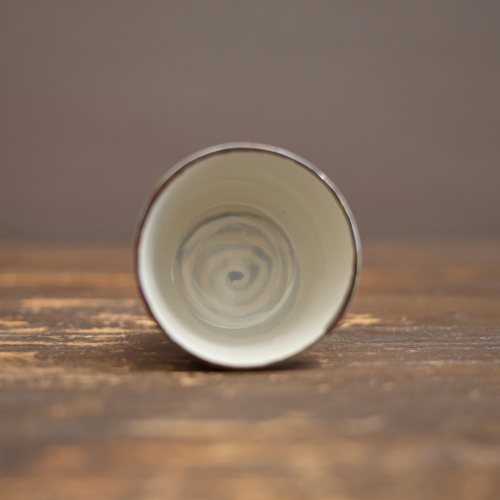 NAGASHI SOUMEN Blue & White Soba Cup #MA156A