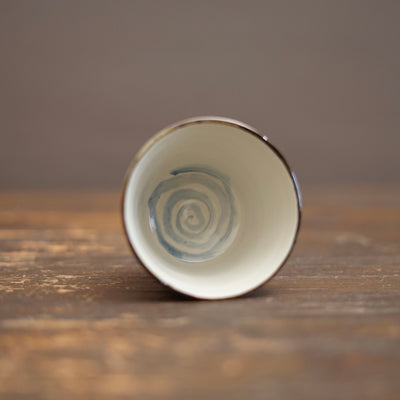 NAGASHI SOUMEN Blue & White Soba Cup #MA156C