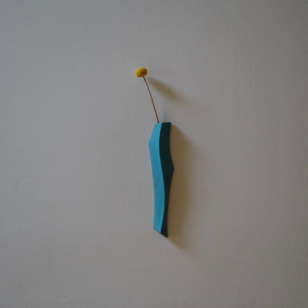 Blue Wall Vase #KT137