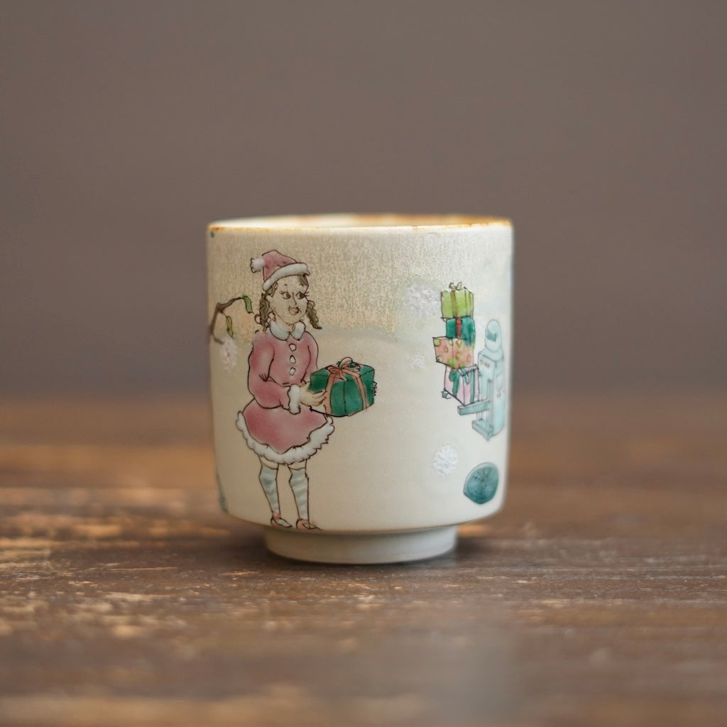 Marry Christmas YUNOMI Tea Cup #MA162C
