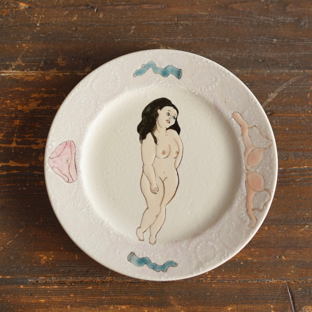 Naked Woman Plate #MA151B