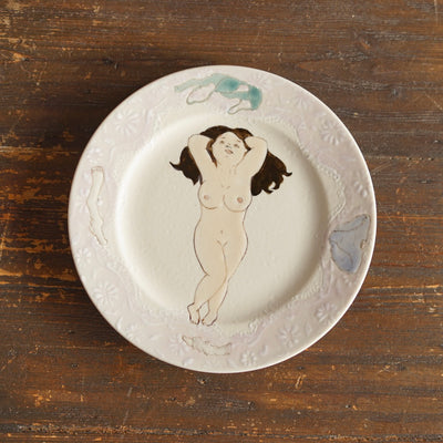 Naked Woman Plate #MA151C