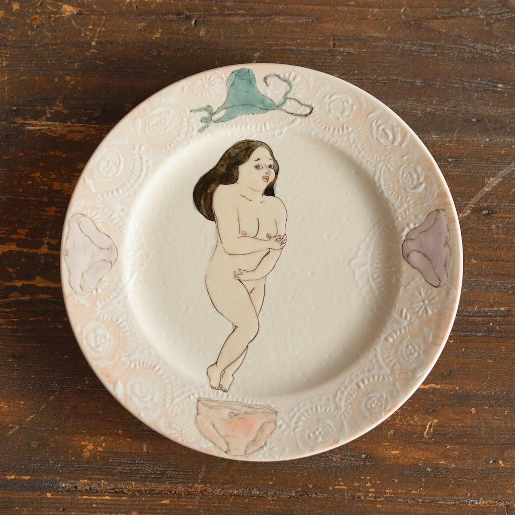 Naked Woman Plate #MA151E