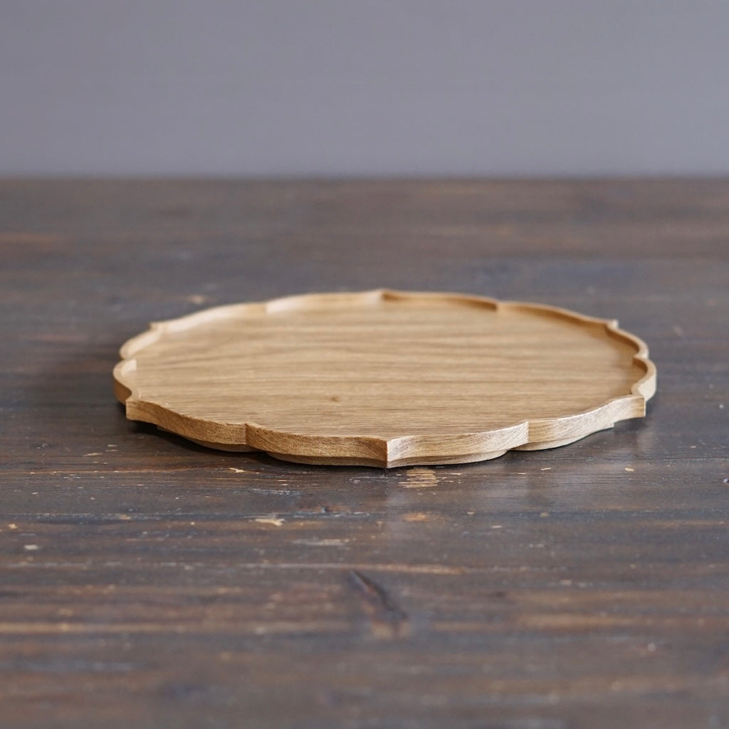 Scalloped Tea Tray #F21-119-02