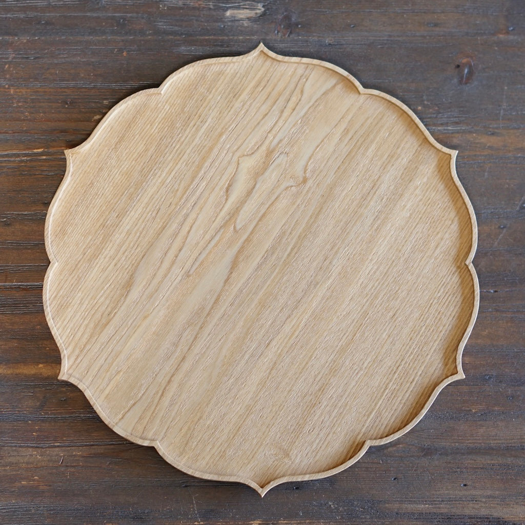 Large Scalloped Tray #F21-119-01D