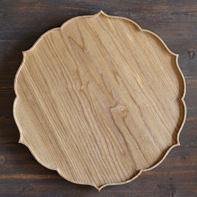 Large Scalloped Tray #F21-119-01C