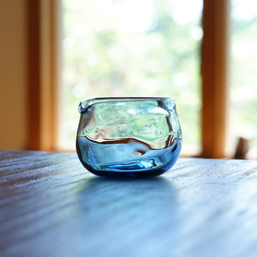 NOTO Blue IKI Spouted Bowl