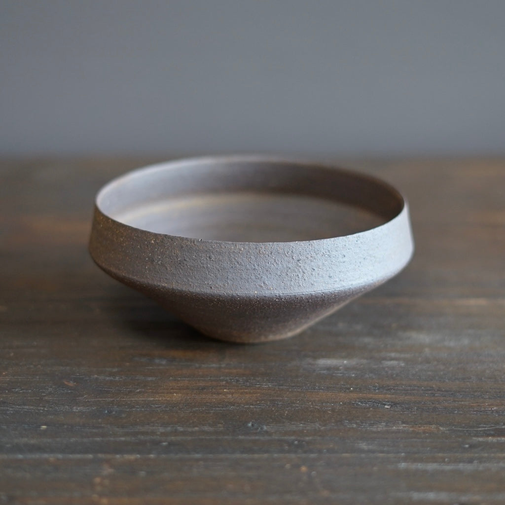 Dark Brown Rimmed Bowl #AK21H