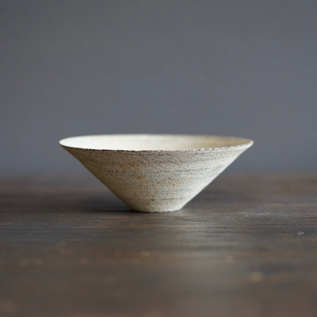 Milk Tea Color Conic Bowl #AK22F