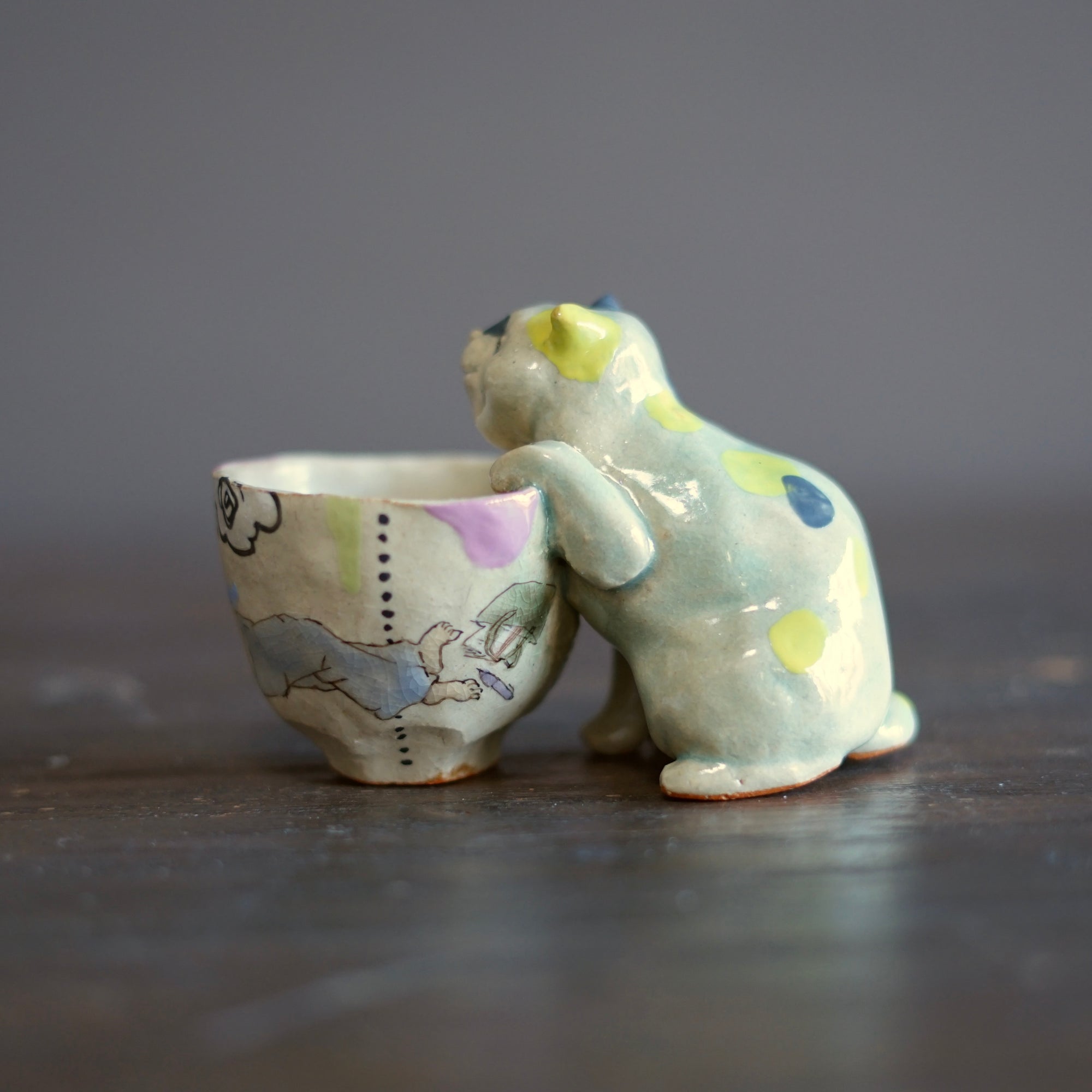 Kitten GUINOMI Sake Cup #MA150
