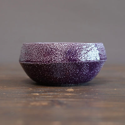 Purple Caviar Rimmed Bowl #LK922B
