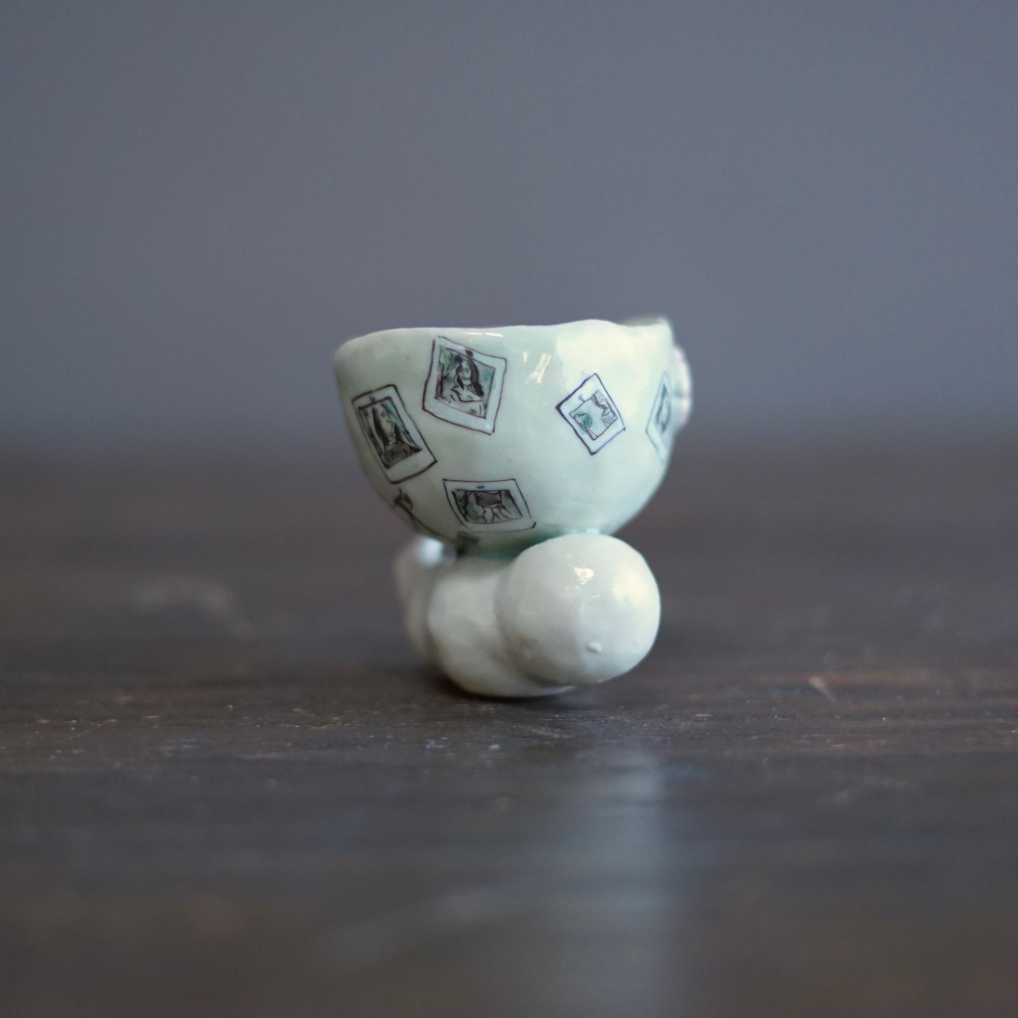 'Airhead' GUINOMI Sake Cup #MA159