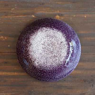 Purple Caviar Rimmed Bowl #LK922B