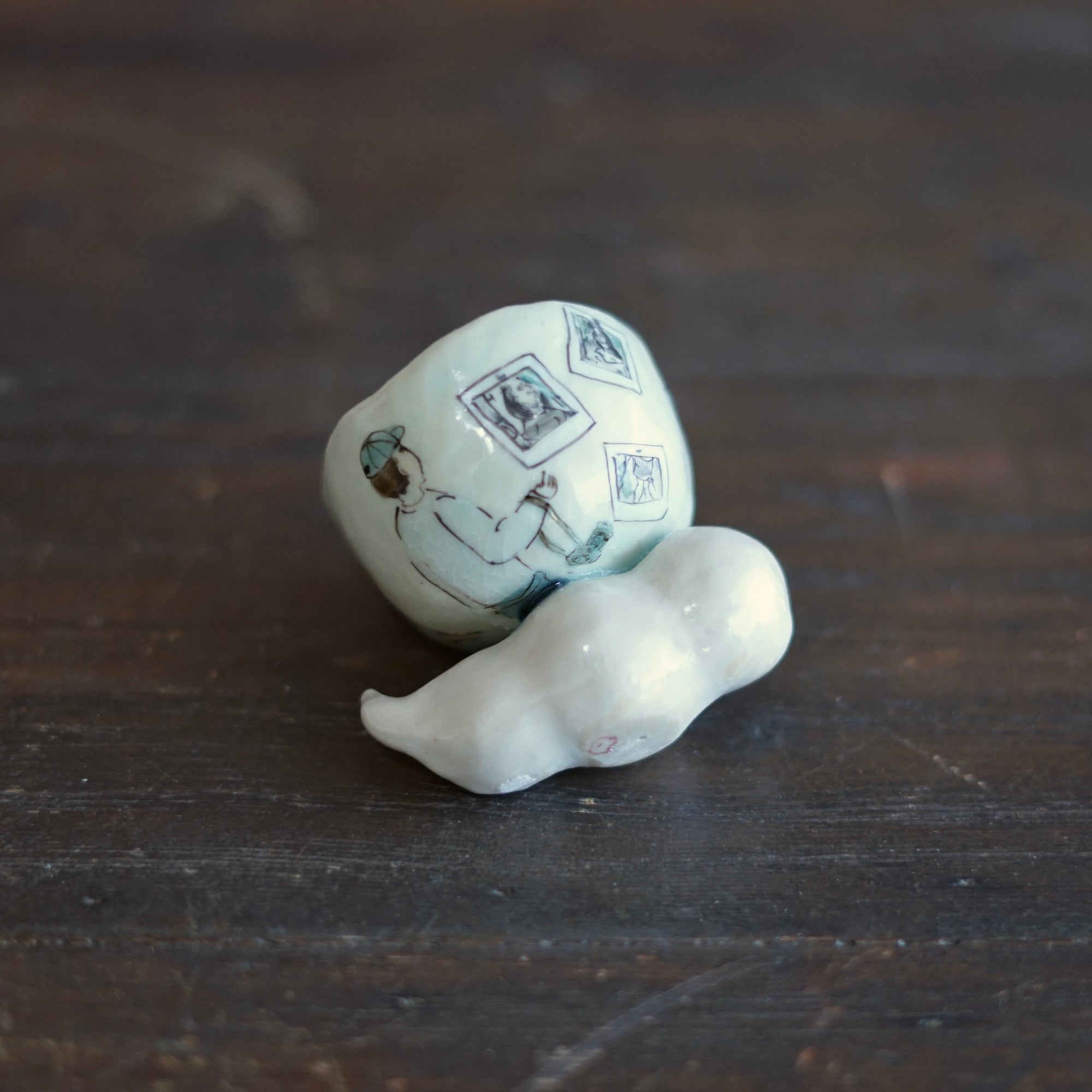 'Airhead' GUINOMI Sake Cup #MA159