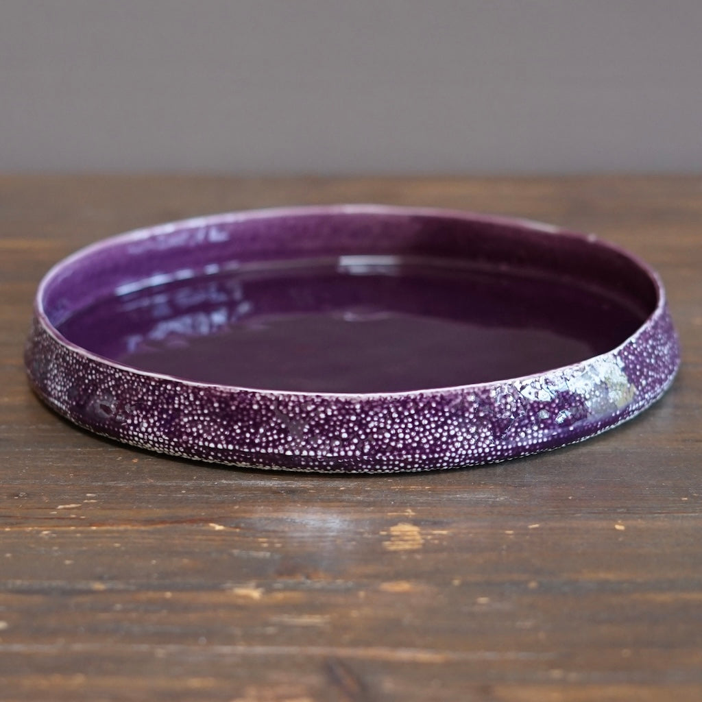 Purple Caviar Serving Dish #LK917