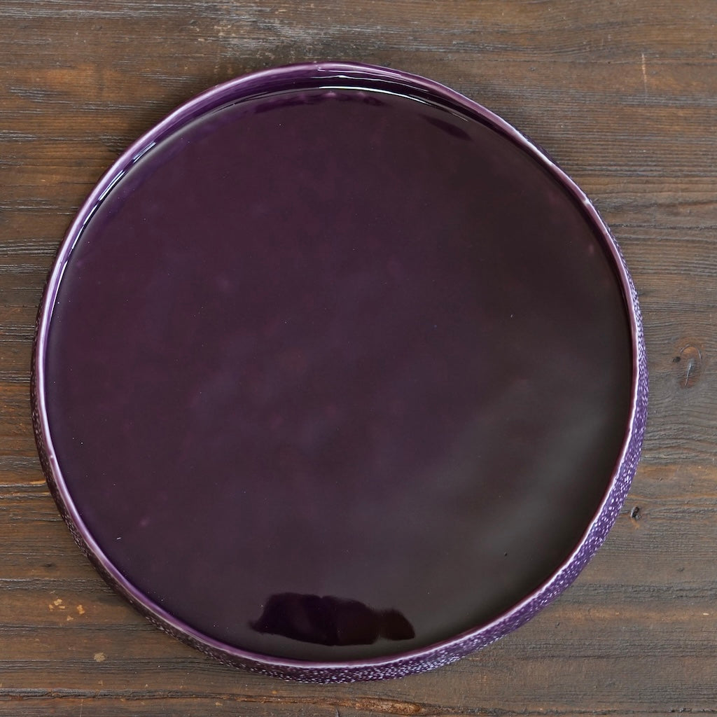 Purple Caviar Serving Dish #LK917