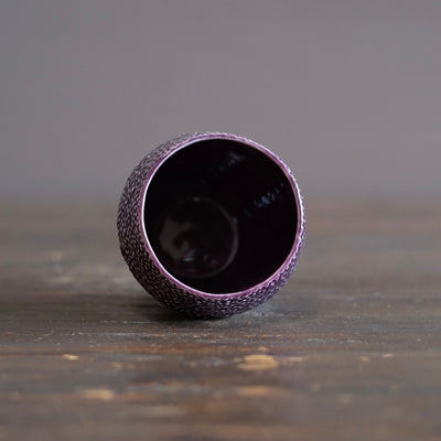 Purple Caviar YUNOMI Tea Cup #LK918A