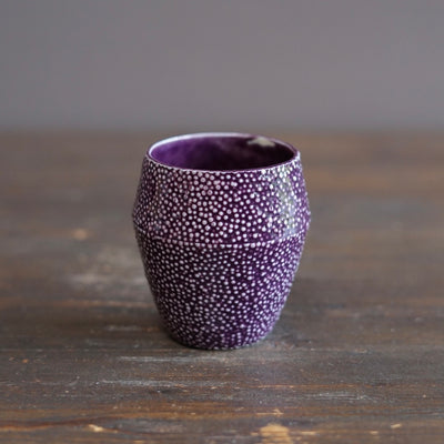 Purple Caviar YUNOMI Tea Cup #LK918B