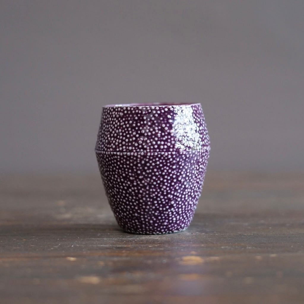 Purple Caviar YUNOMI Tea Cup #LK918D