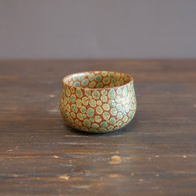 Autumn Dots Small Round Bowl  #LK908E
