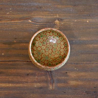 Autumn Dots Small Round Bowl  #LK908E