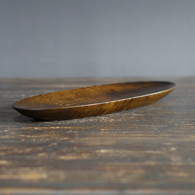 Hand Carved Oblong Serving Platter #YT42
