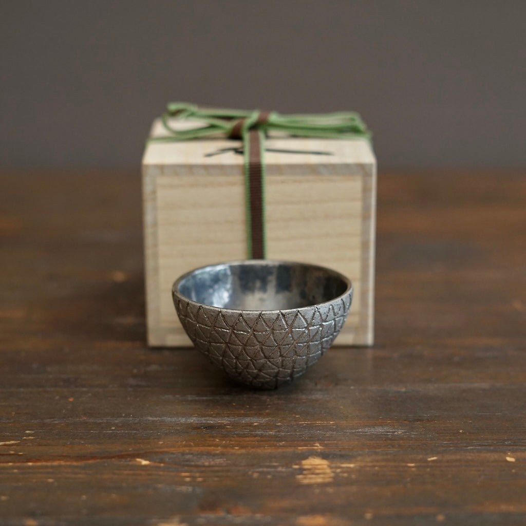 'Geometric' GUINOMI Sake Cup  #OMT140