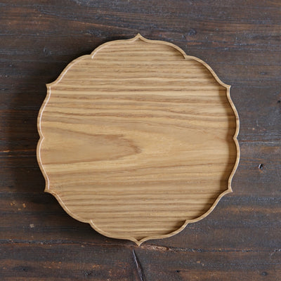 Scalloped Tea Tray #F21-119-02C
