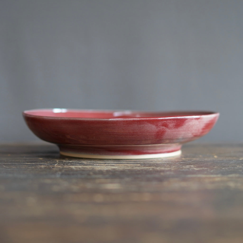 Red Spiral Plate #UM55